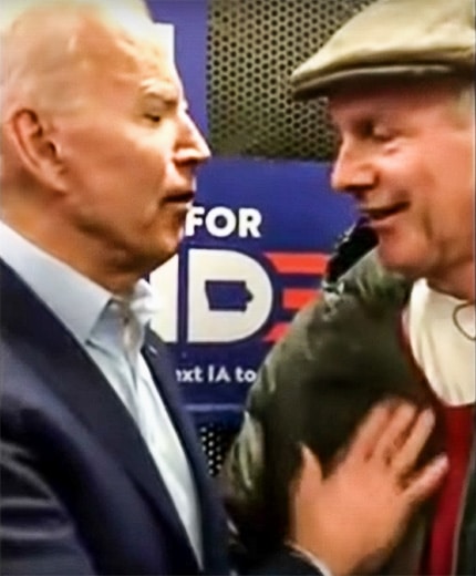 Biden angry with voter