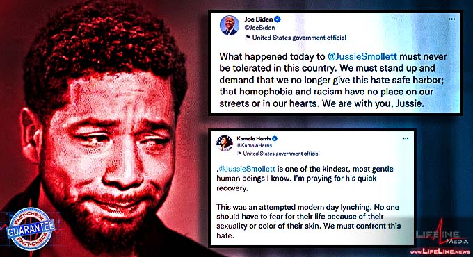 UJussie Smollett Biden Harris