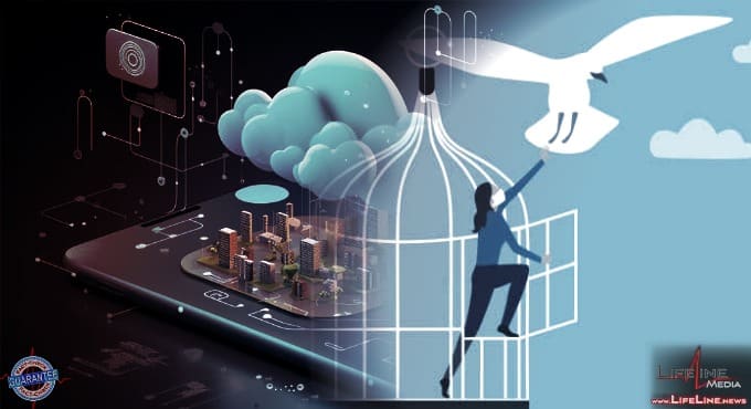 Edge AI:, think different and freedom concept.