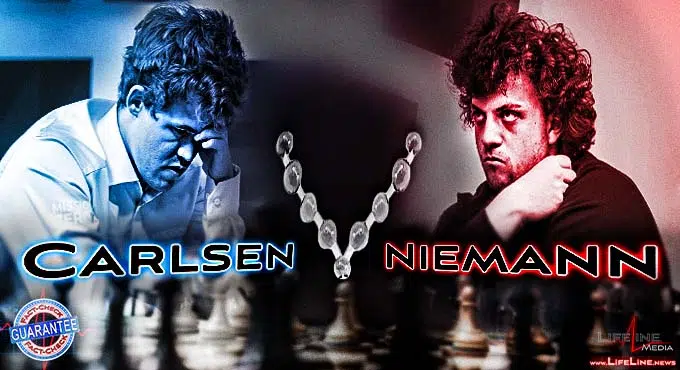 Schach Carlsen v Niemann