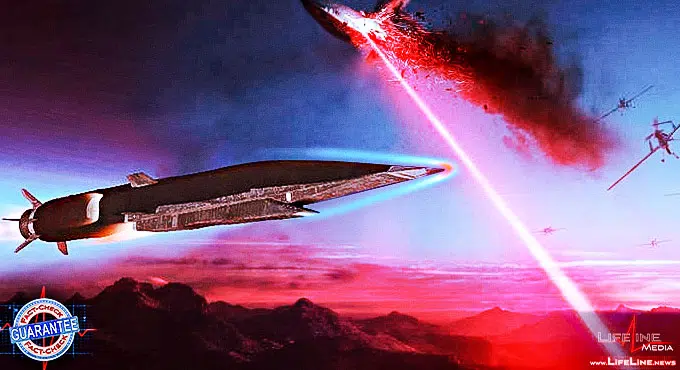 Hypersonic Waffen Laser Verteidegung