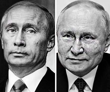 Putin face change